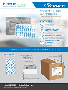 <p>SilveRest&trade; 10 Pack Tab Electrodes</p>